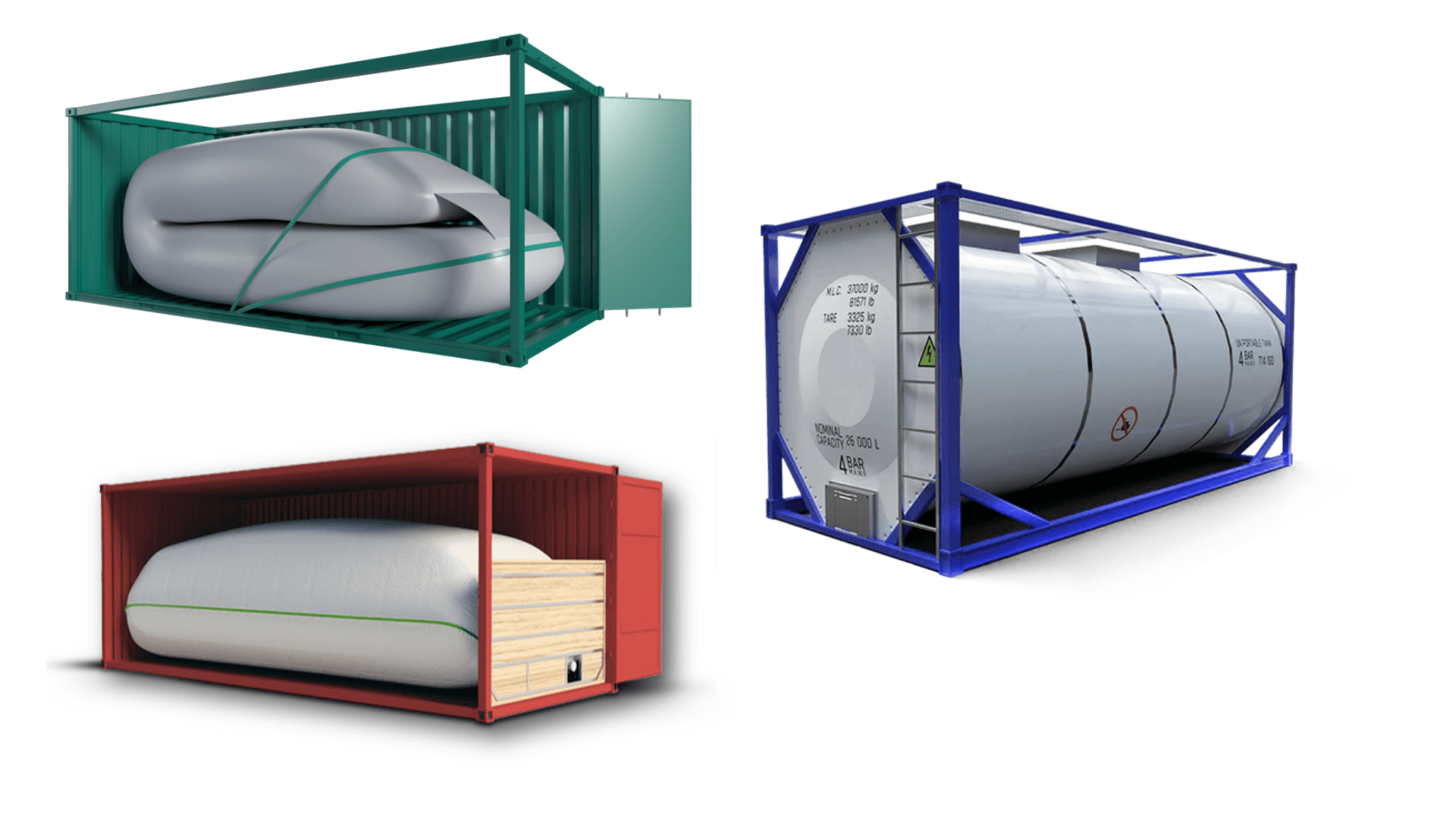 ISO tank and flexitank equipment options for liquid bulk cargo